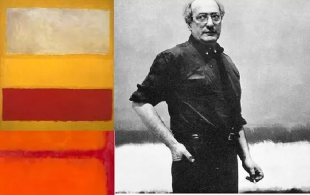 L'artiste peintre Mark Rothko avec 2 arts